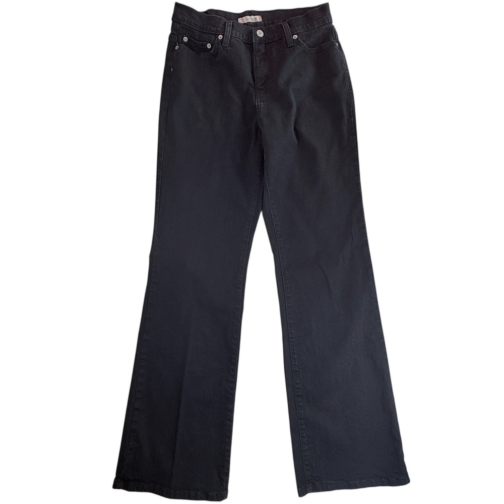 Levi's 512 Perfectly Slimming Bootcut Jeans Women 10M Black‎ Stretch